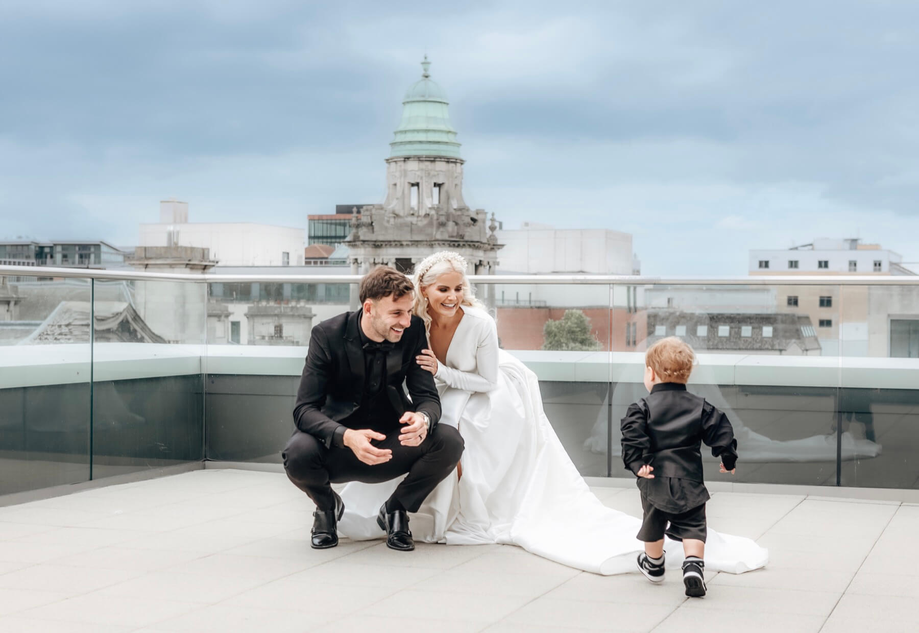 Rooftop family moment